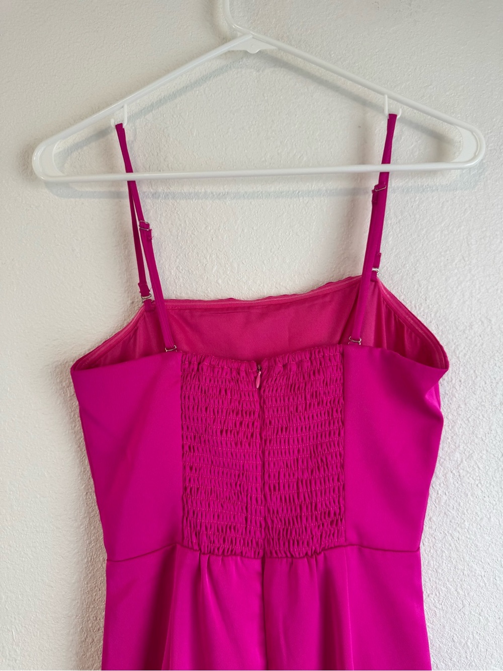 Lucy Paris Mareena Feather Column Midi Dress in Hot Pink XS - Picture 6 of 11